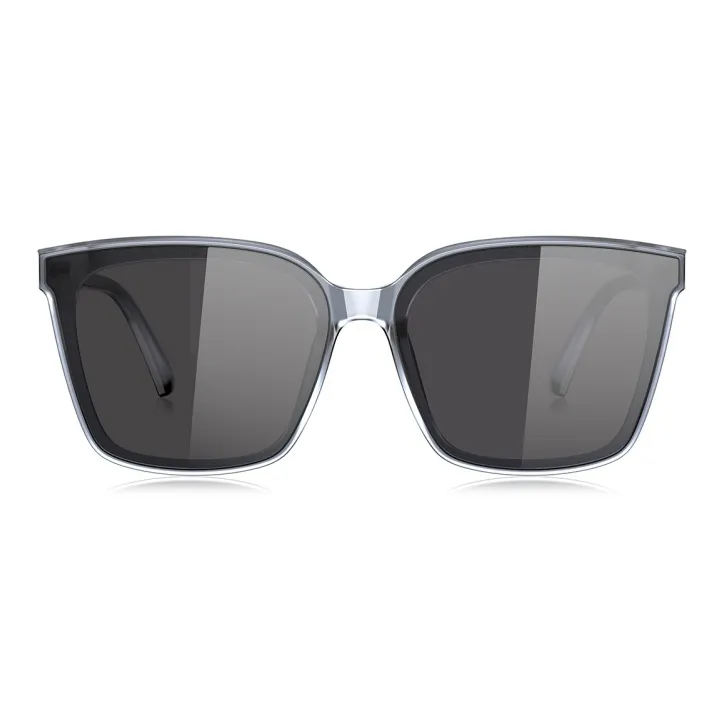 PARIM TR90 Square Sunglasses Unisex Black-4
