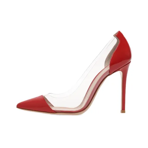 GIANVITO ROSSI Plexi High Heels Women's Red