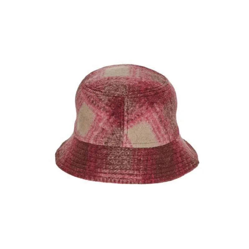 ISABEL MARANT Haley Checked Bucket Hat-1