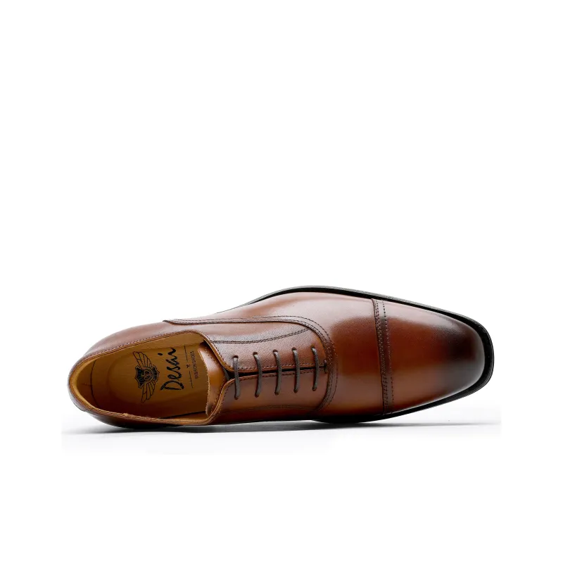 Desai Desai Dress Shoes Men's Brown-3
