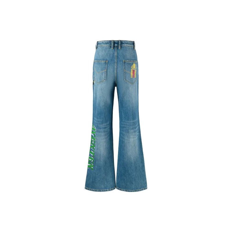 AVENTEN PIN Jeans Unisex Blue-1
