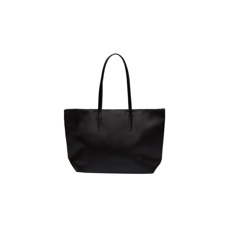 LACOSTE PVC Tote Bag, Shopping Bag, Handbag Women's Black-2