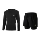 Swimming Shorts+Long Sleeve Swimsuit