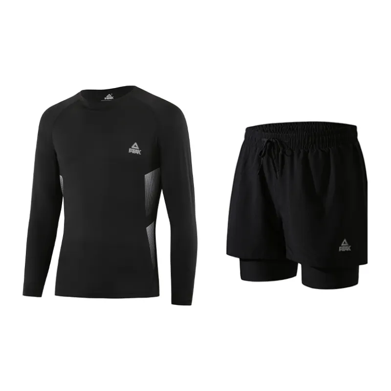 PEAK Swimming Sets Polyester Pool Men's Black-0