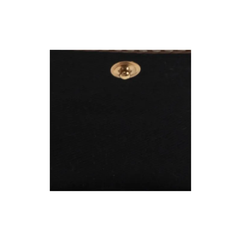 VERSACE Leather Wallet Men's Brown-3