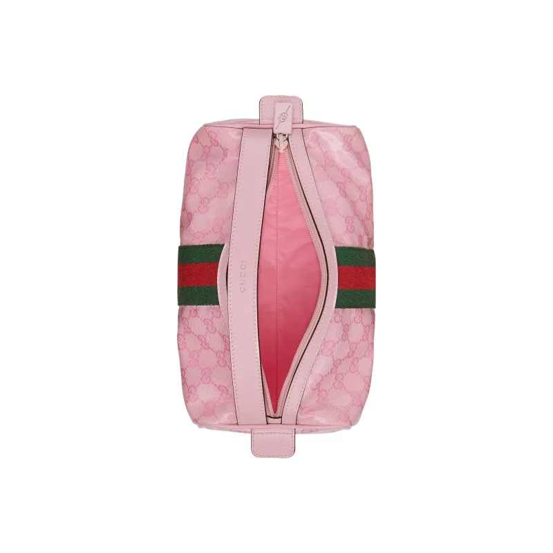 GUCCI Canvas Bag Clutch Storage Bag Women's Pink-5