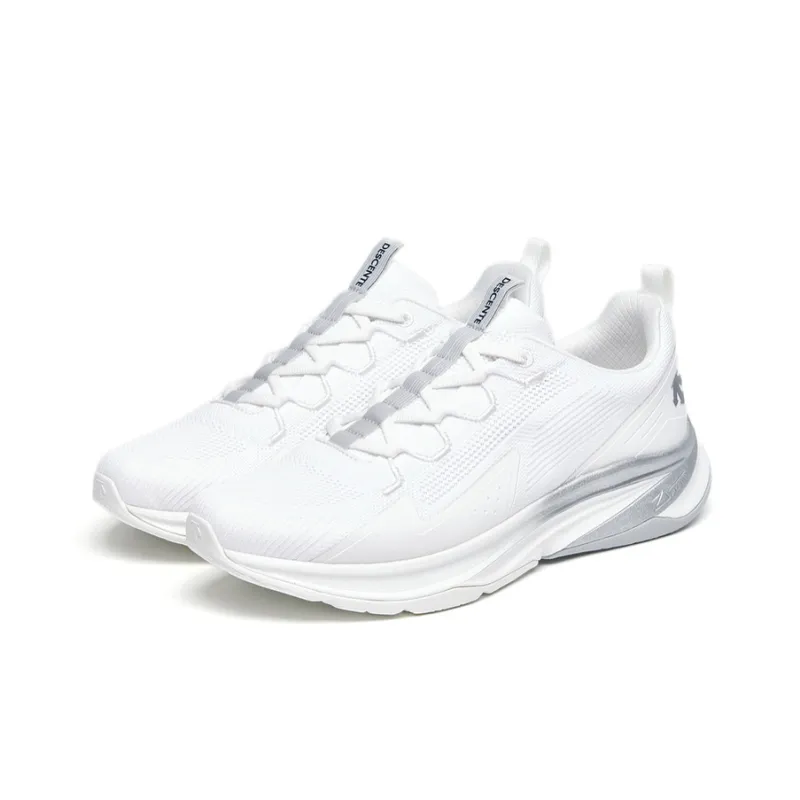 DESCENTE Enerzite Cushioning And Breathable Low Top Casual Running Shoes Unisex White-2