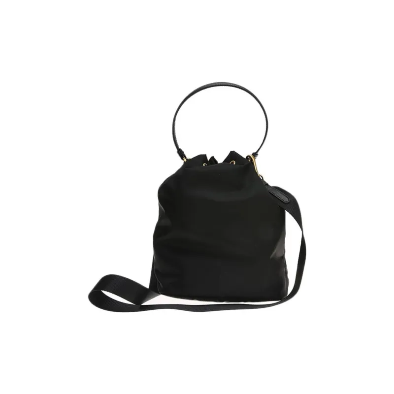 PRADA Nylon Bucket Bag, Handbag, Shoulder Bag, Crossbody Bag Regular Women's Black-2