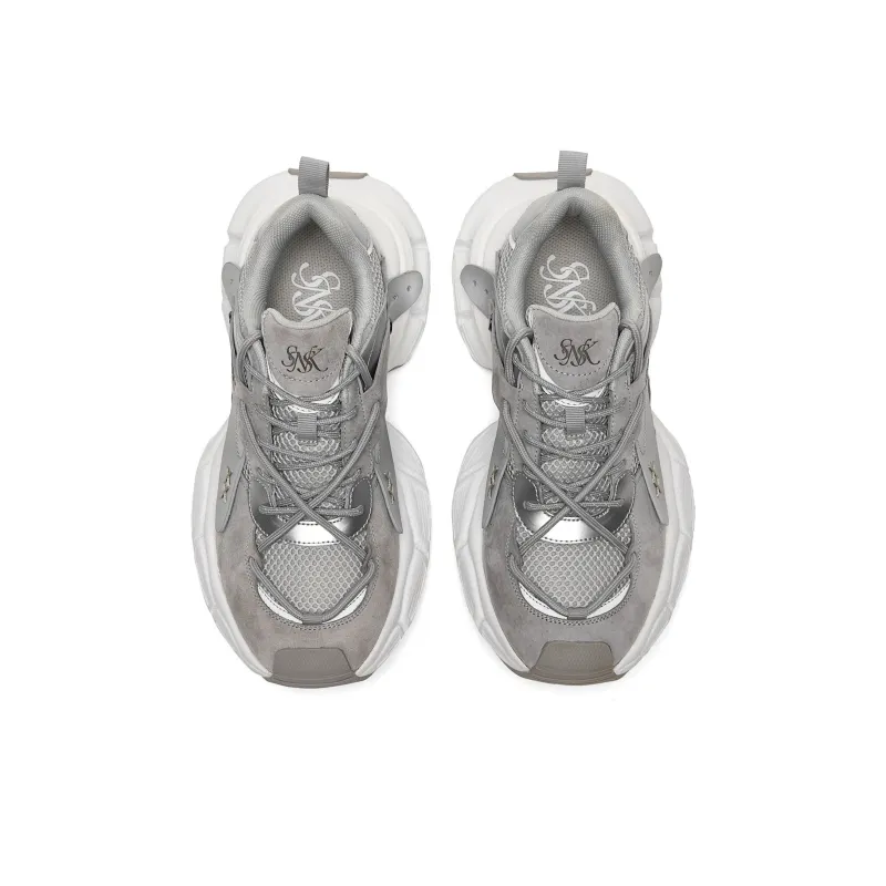 SNSK Crescent Moon Curved Knife 1.0 Cushioning Anti-Slip Wear-Resistant Breathability Low-Top Chunky Sneakers Unisex-3