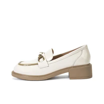 LESELE Loafers Women's Low Top Black/Beige