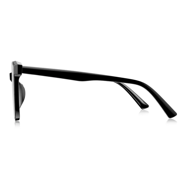 PARIM TR90 Square Sunglasses Unisex Black-2