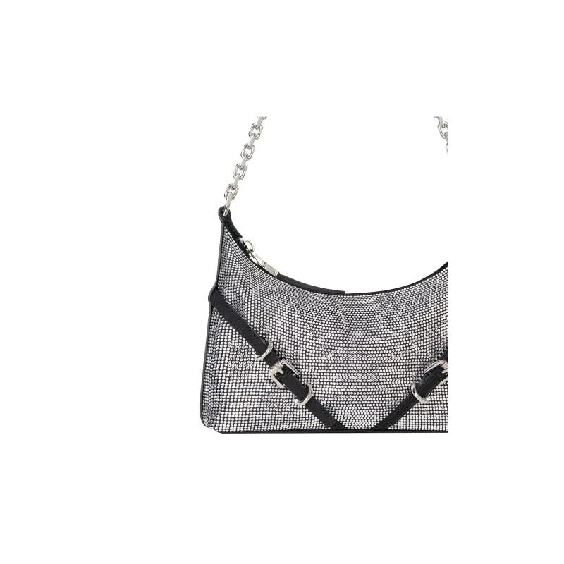 Givenchy Voyou Rhinestone Satin Handbag, Shoulder Bag Women's-4