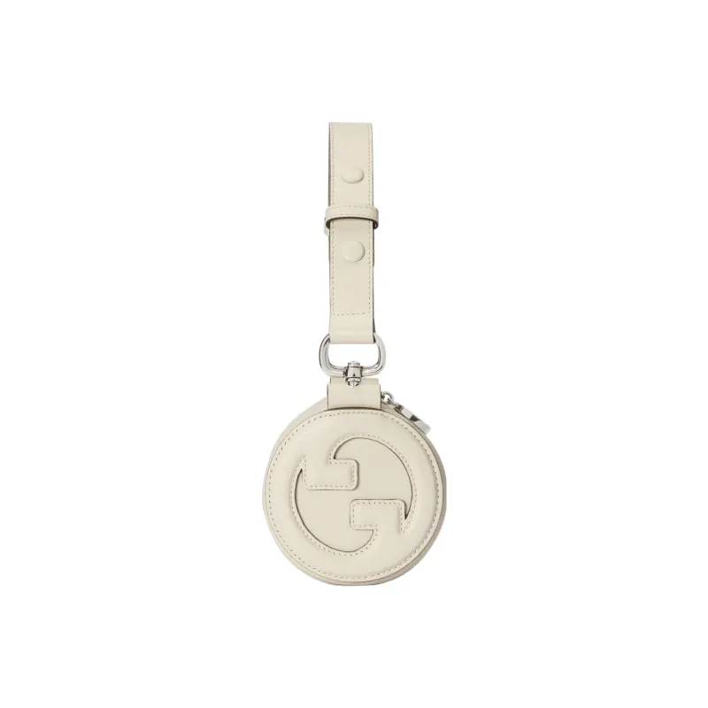 GUCCI Blondie Leather Pen Case Bag Handbag Shoulder Bag Women's White-3