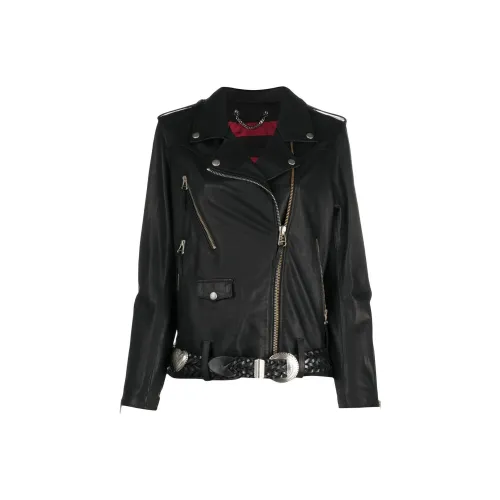 Golden Goose Belted Biker Jacket