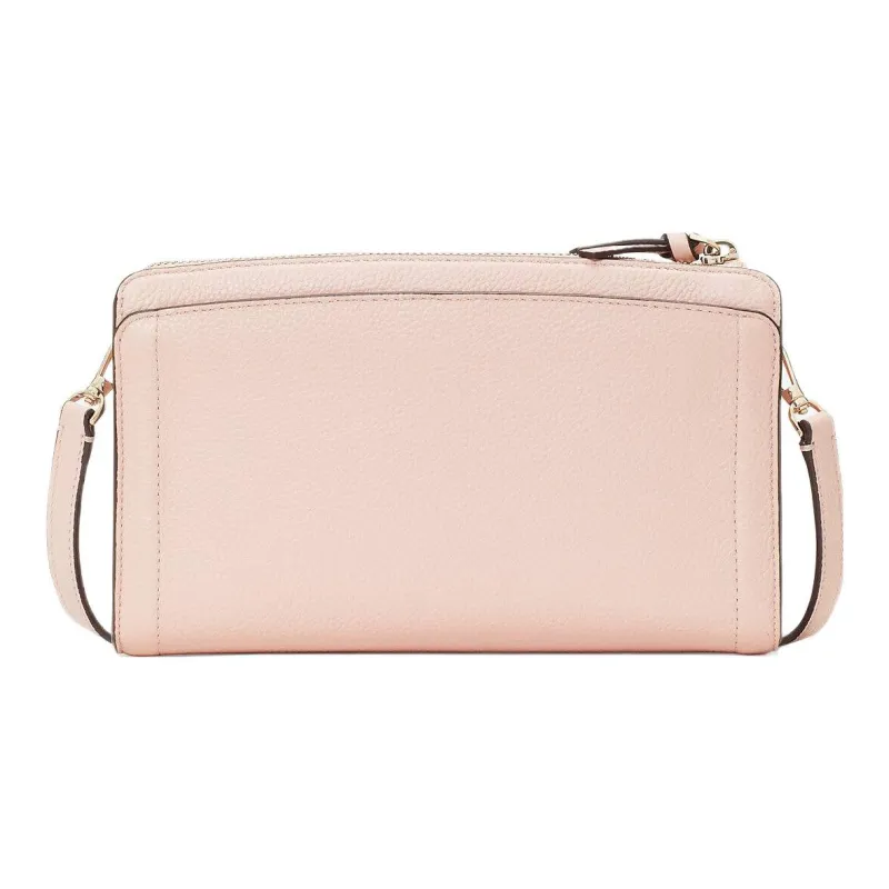 Kate Spade Knott Litchi Grain Leather Envelope Bag Shoulder Bag Crossbody Bag Small Size Women's Mochi Pink-2