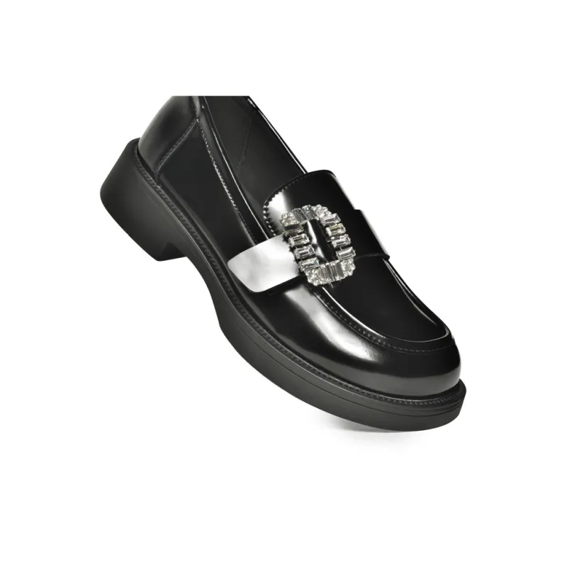 Reemoor Loafers 3cm Women's Black-4