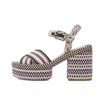 Chloe Odina Strap Sandals 9cm Women's Black