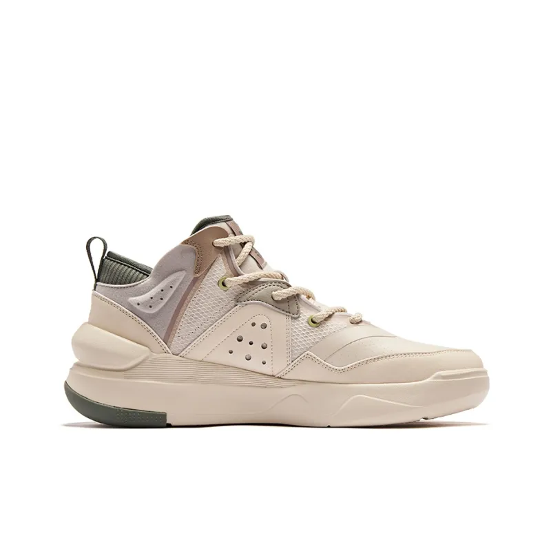 Erke Domination Awake Low Top Skateboard Shoes Men's Warm Mist Gray-1