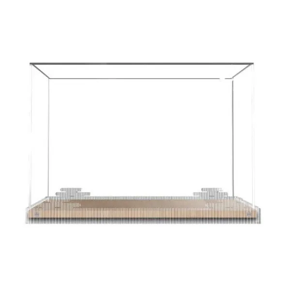 KGBOX For Building Block 10315 Zen Garden Acrylic Building Blocks Dust Cover Model Accessories-2
