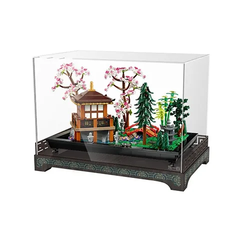 LIGHT YOUR BRICKS Compatibility Building Block 10315 Zen Garden Display Case Model Accessories
