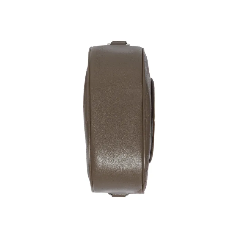 GUCCI Blondie Leather Crossbody Bag, Shoulder Bag Women's Brown Gray-5