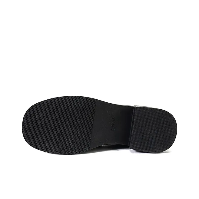 LESELE Loafers Women's Low Top Black/Beige-9