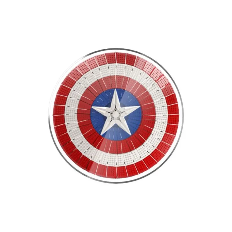 KGBOX Captain America Shield Acrylic Spray Painting Display Case Dust Cover Storage Box Model Accessories-2