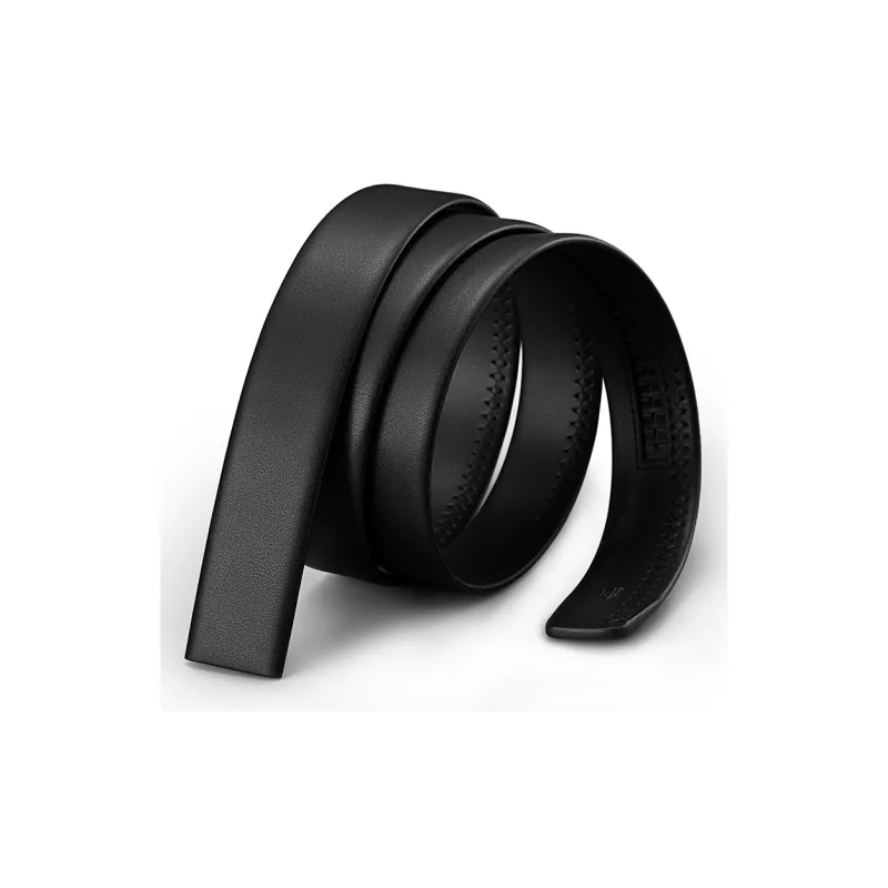 GOLF Top Grain Cow Leather Leather Belts Men's Black 3.5CM-3