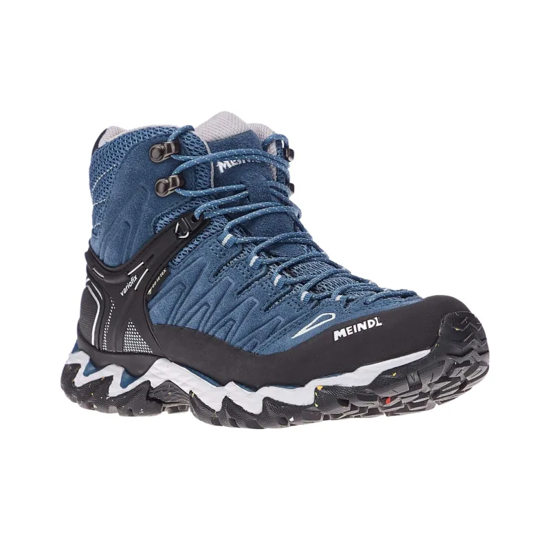 MEINDL Lite Hike Lady GTX Cushioned Slip-Resistant Mid-Top Outdoor Shoes Women's Blue-2