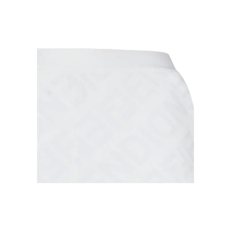 FENDI Allover Logo Knitted Shorts-4