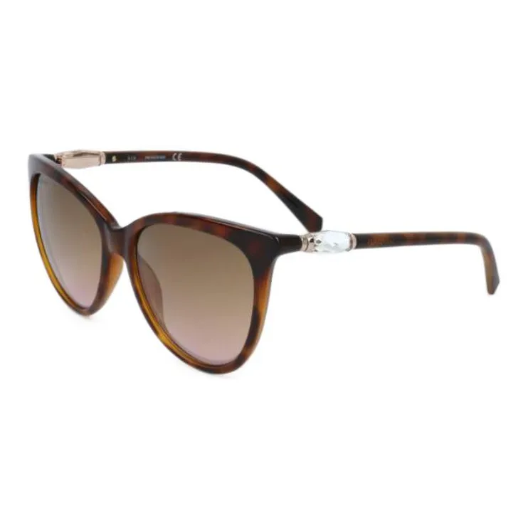 Swarovski Acetate Butterfly Sunglasses Women's Tortoiseshell-1