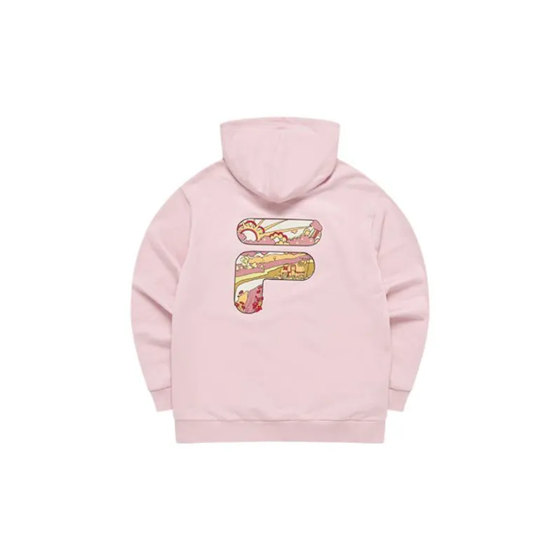 FILA FUSION FOB Series Sweatshirt Unisex Red Pink-1