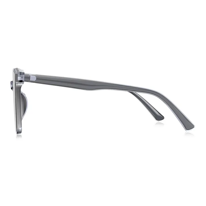 PARIM TR90 Square Sunglasses Unisex Black-5