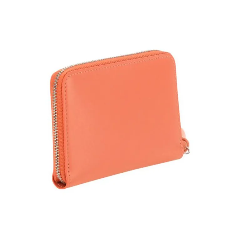 JIL SANDER Calfskin Wallet Medium Size Women's Orange-1