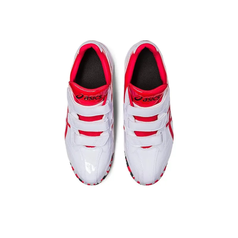 Asics Neorevive TR 2 Cushioning, Slip Resistant, And Abrasion Resistant Low Top Training Shoes Unisex White Red-4