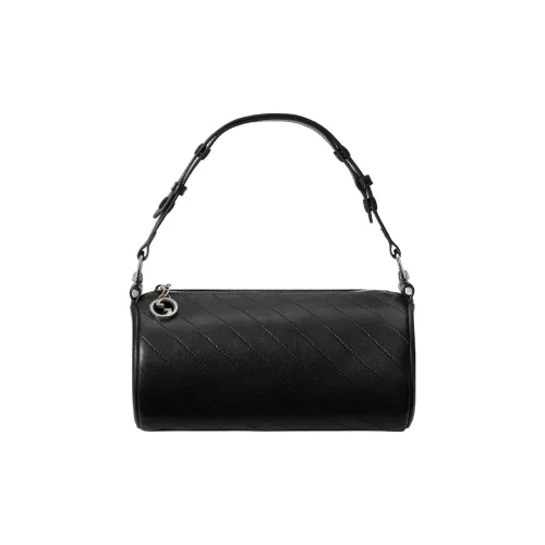 GUCCI Blondie Leather Pen Case Bag Handbag Shoulder Bag Small Size Women's Black