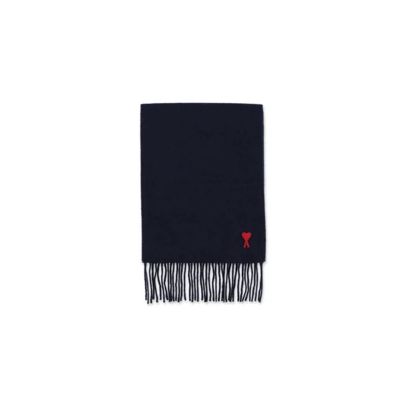 AMIPARIS Plain Scarf With Fringes-0