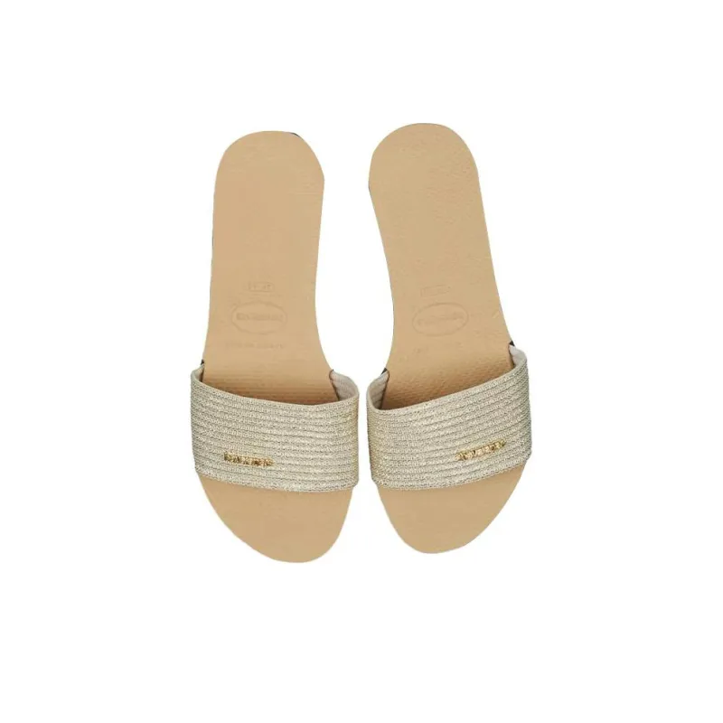 Havaianas Slide Slippers Women's Beige-2