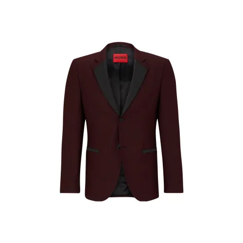 HUGO BOSS Jackets Men Maroon