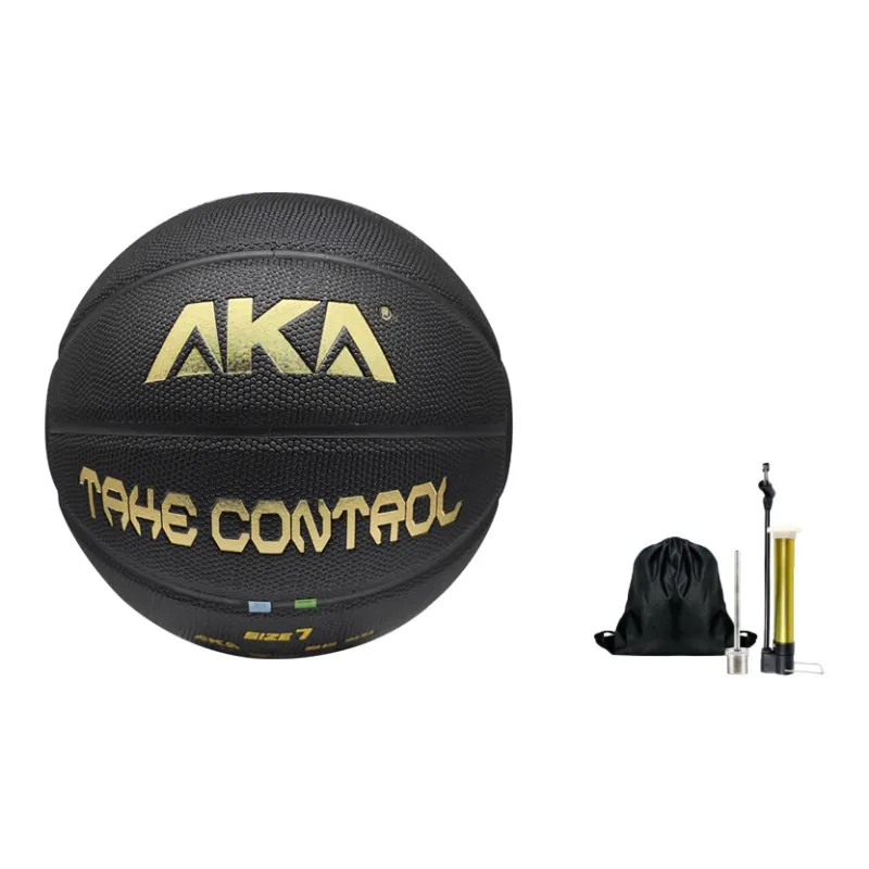 AKA PU Basketball Black Size 7 Ball Training Unisex-2
