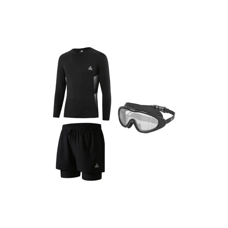 PEAK Swimming Sets Polyester Pool Men's Black-2