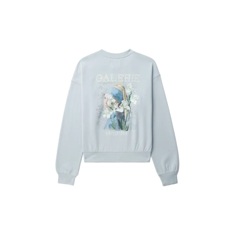 MUSIUM DIV Logo patch Cotton Sweatshirt-1