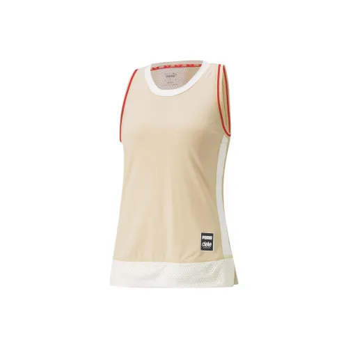 PUMA X Ciele Co-branded Series Sleeveless Sports Shirts Women's Off White