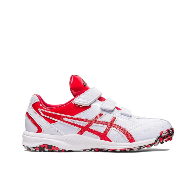 Asics Neorevive TR 2 Cushioning, Slip Resistant, And Abrasion Resistant Low Top Training Shoes Unisex White Red-1