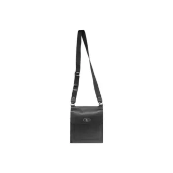 Mulberry Calfskin Shoulder Bag Men's Black