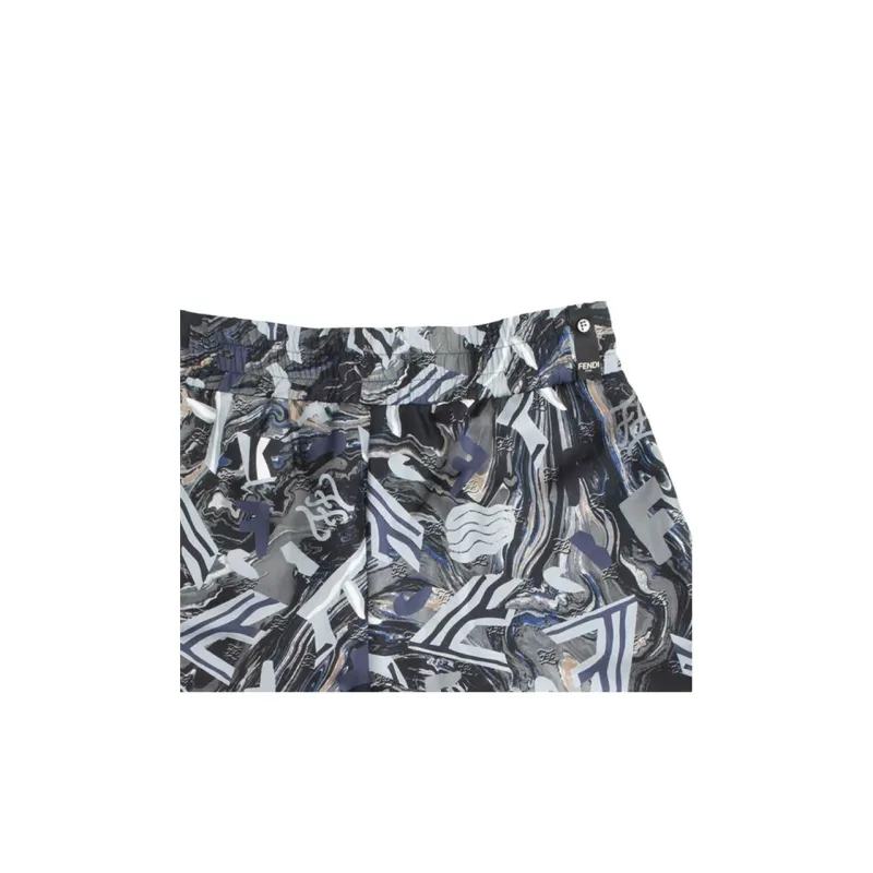 FENDI Bermuda Silk FENDI Fragment Short-3