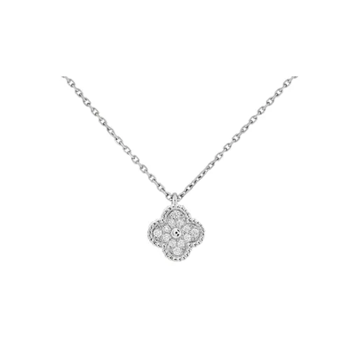 Van Cleef & Arpels Women Alhambra Four Leaf Lucky Series Necklace