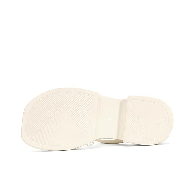 LESELE Slide Slippers Women's Beige/Pink-4