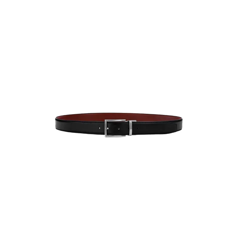 AAJF Genuine Leather Belt Rotating Pin Buckle Belt Belt Casual Versatile Double Sided Cow Leather Men's-2