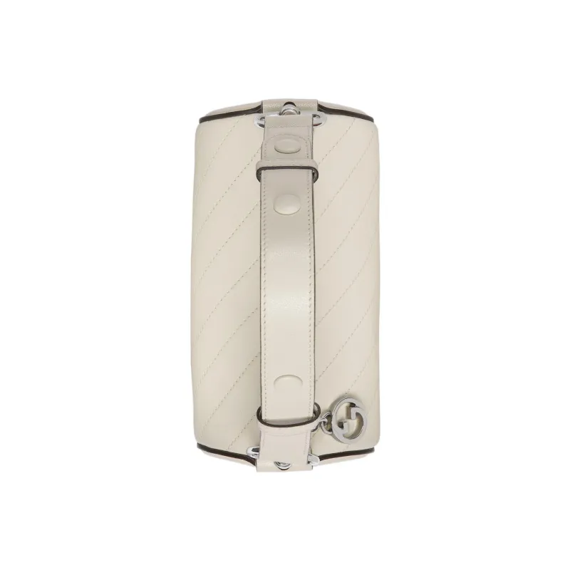 GUCCI Blondie Leather Pen Case Bag Handbag Shoulder Bag Women's White-4